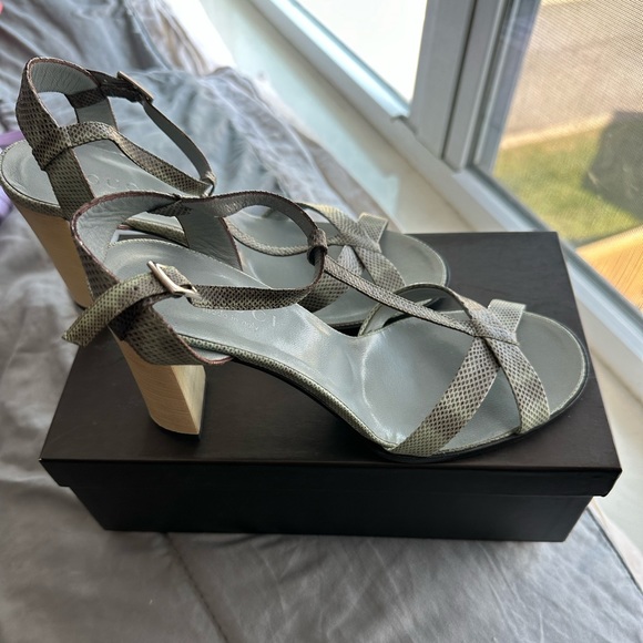 Gucci Snakeskin Sandal - Picture 3 of 5